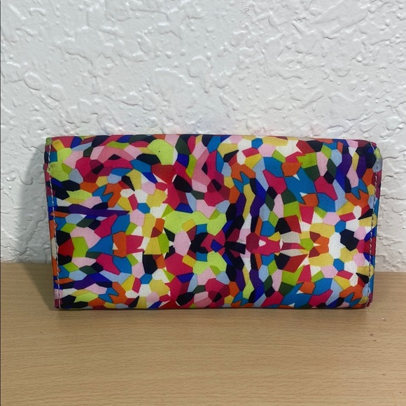 Kipling Colorful Abstract Wallet - Picture 3 of 11